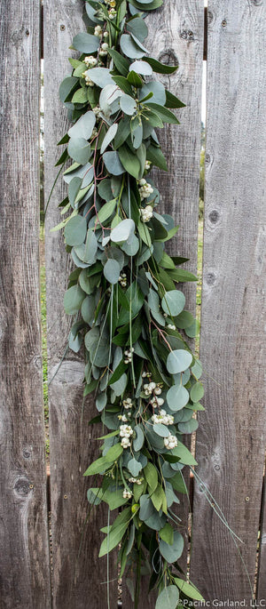 Fresh Berry Up! 'Signature Series' Garland hung on wood fence