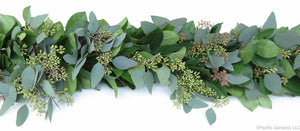 Fresh Designers Choice Two Item Garland with Salal and Seeded Eucalyptus