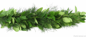 Beautiful Salal with Tree Fern Premium Garland