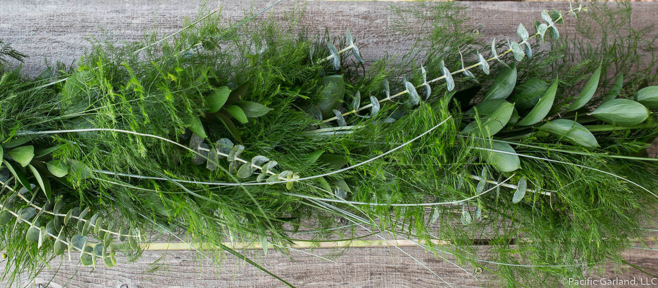 Fresh 'Signature Series' Ruscus Rave! Garland